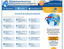 Tablet Screenshot of encuentraporlared.com